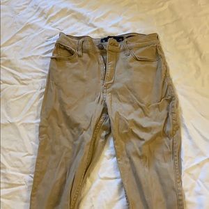 hollister high waisted khakis